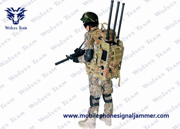 3G Wireless Backpack Jammer Anti Explosion Featuring Housing Metal Enclosure