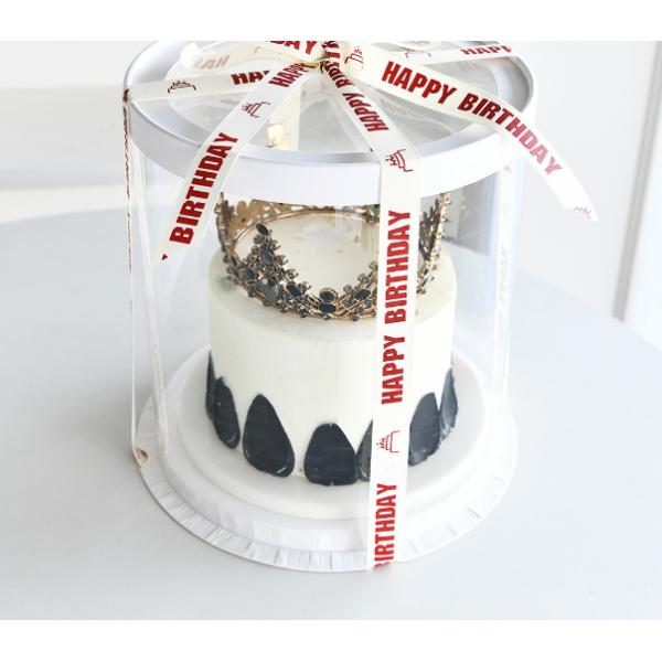 Ленты обруча подарка именниного пирога нервюры стиля INS орденская лента букета бежевой английская