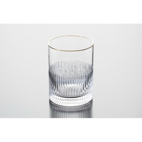 Gold Rimmed Whisky Glass Drinking Cups 370ml 13 Ounce Hand Blown Glass Tumblers