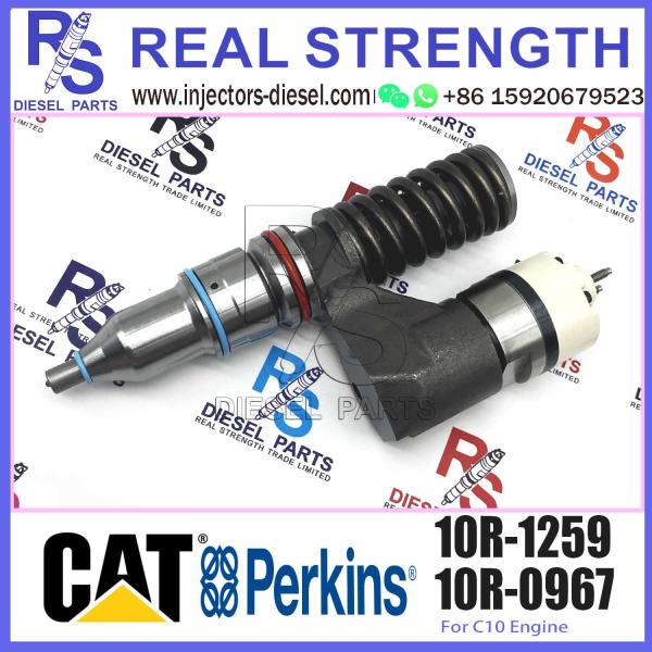 Common Rail Excavator Fuel Injector 10R-1258 10R-1259 For CAT C10 C12 Engine Injector 10R-1258 10R-1259