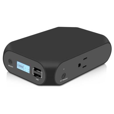 Laptop Solar Outdoor Power Bank 18000mAh AC/DC 65W With Universal Socket