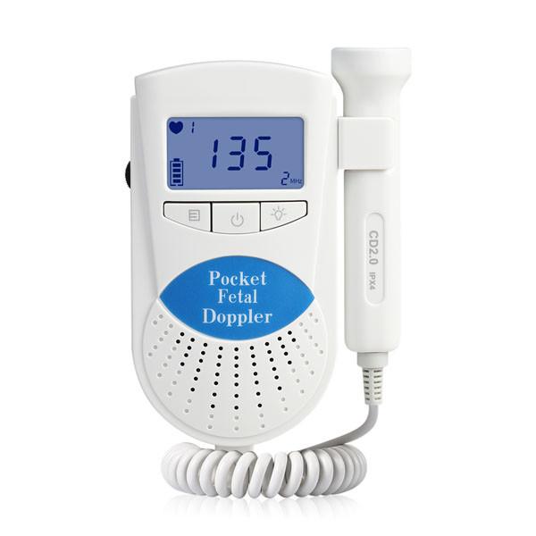Household Ultrasound Probe Pocket Fetal Doppler For Baby Heart Beat Rate High Sensitive