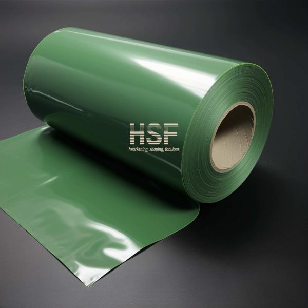 40 Micron Opaque Dark Green Polyethylene Release Liner Film