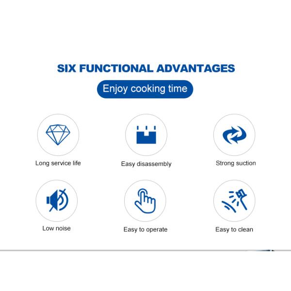 Smart Stainless Steel Glass Range Hood with App Control Low Noise Kitchen Chimney Hood