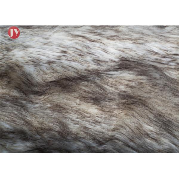 Long Kitt Canadian Fox Faux Fur Bed Blanket , Oversized Faux Fur Throw Blanket