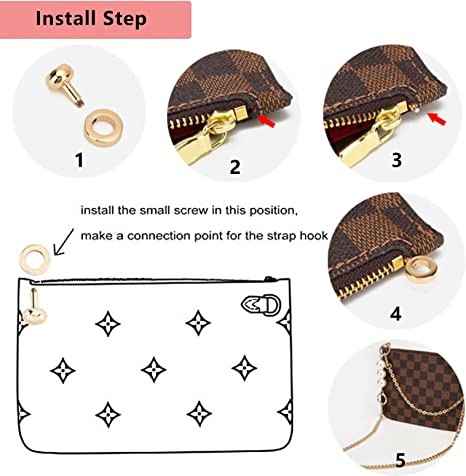 Neverfull GM MM Microfiber Travel Cosmetic Luxury Brand Handbags 1.76 Ounces