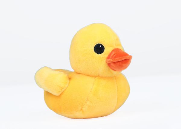 Yellow Duck Plush Toy , Custom Size Environmentally Friendly Cute Duck Plush