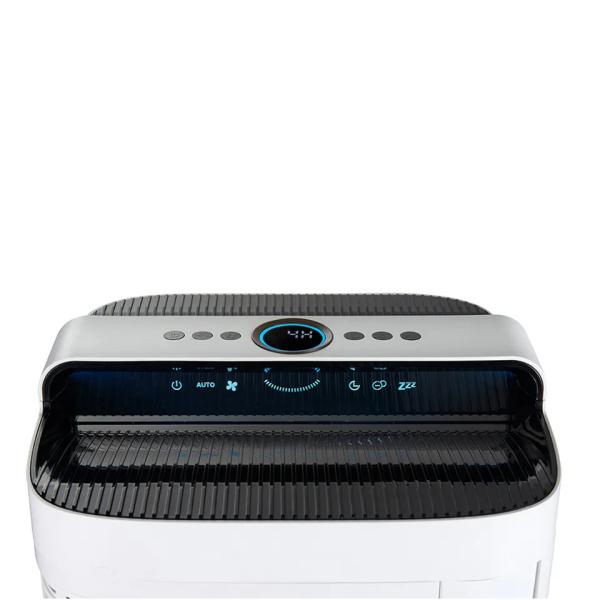 Homefish Grande cobertura Purificador múltiplo Purificador de ar HEPA Filtros de carbono LED Display de qualidade do ar Purificador de saída lateral duplo