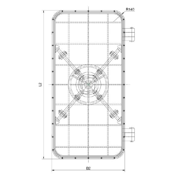 Both Sides Opening Quick Action High Pressure Watertight Door Marine Outfitting
