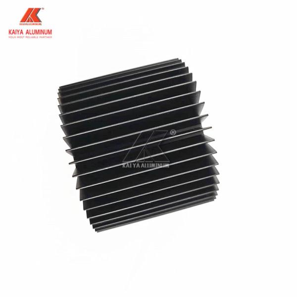 Round Anodized Heat Sink Aluminum Profiles 6063 T5 AL Grade