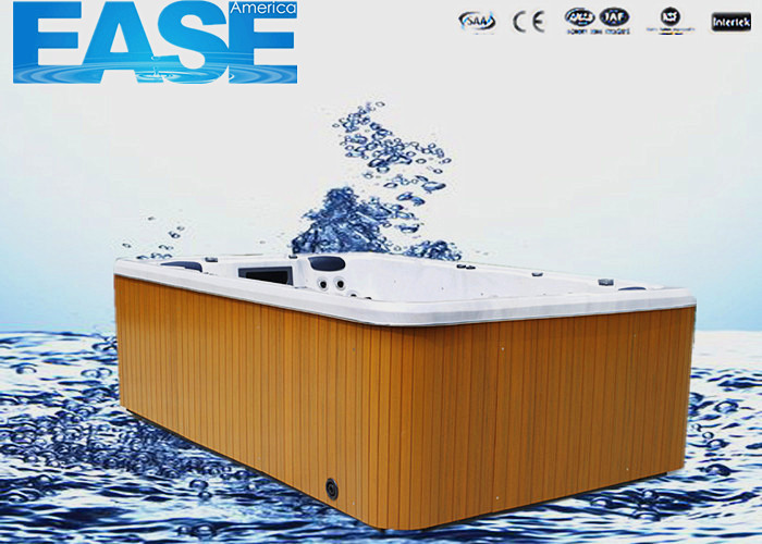 Acrylic whirlpool massage outdoor swim spa hot tub with 75pcs Jet pump, 38A, 3500mm × 2250mm × 1070mmH