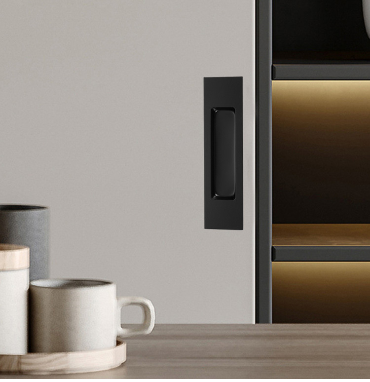 Hot Sale Solid Stainless Steel Concealed Sliding Door Handle Modern Design Durable Eco-Friendly Kitchen Entry Cabinet Dresser