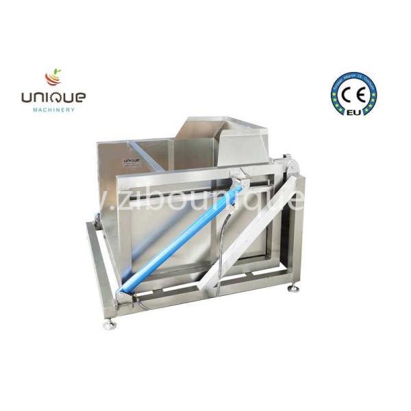 Máquina hidráulica para descargar sin complicaciones las verduras de raíz y más