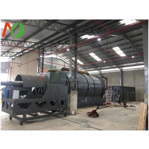 Pyrolysis Oil and Carbon Black from Waste Tires Power Plant for Sustainable Energy