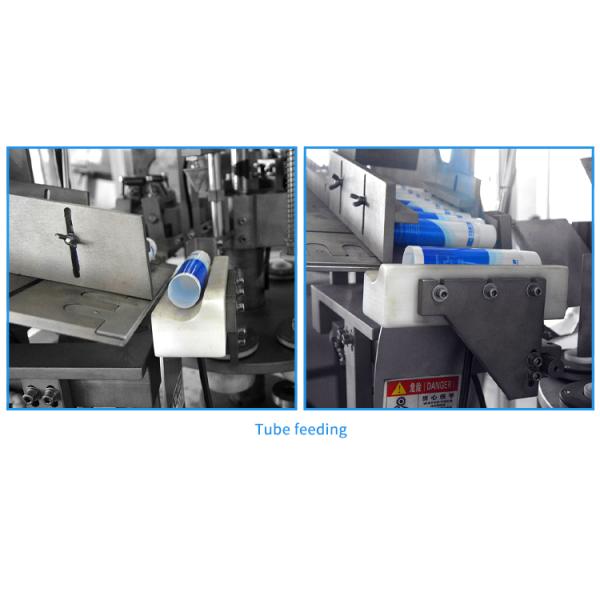Cosmetics Inner Heating Plastic Tube Filling And Sealing Machine