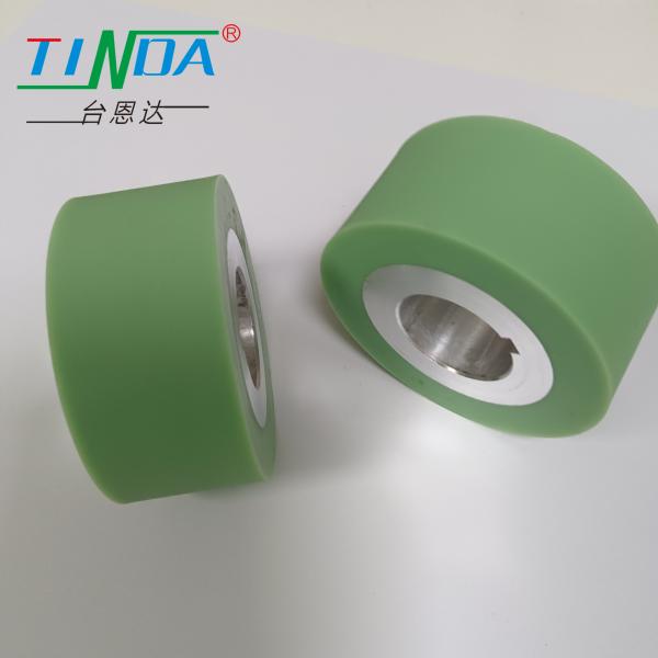 Rodas de alimentação de borracha cilíndrica redonda resistentes à temperatura Rolos de costura para máquinas de fabricação de papel