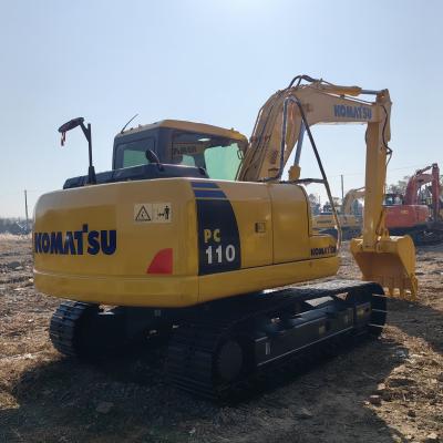 11T Utilisé Komatsu PC110-7 Excavateurs Construction Machines de terrassement Creuseuseur