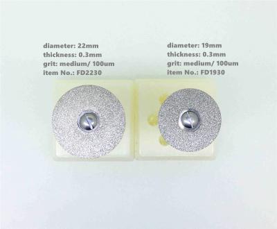 Disco de corte redondo 22mm flexível rápido rápido de Diamond Coated Grinding Disc 0.3mm