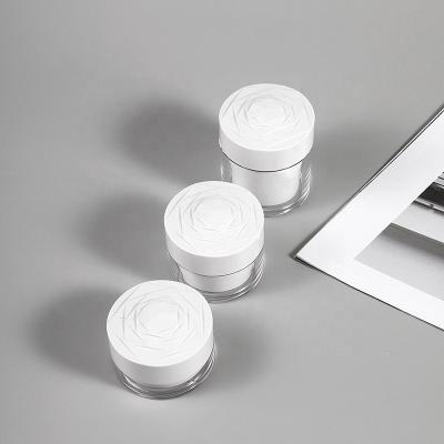 frasco de empacotamento cosmético plástico do teste de amostra do frasco do creme de cara do frasco de 20g 30g 50g picosegundo