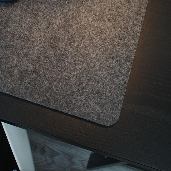 Private Mold Yes Custom Logo Non-slip Felt Desk Mat for Large Extended Office Desk