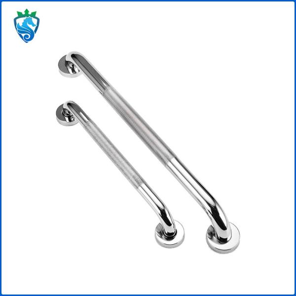 24 Knurled Grab Rail Aluminum Handrail Profiles For External Use In Line Bathroom Handle