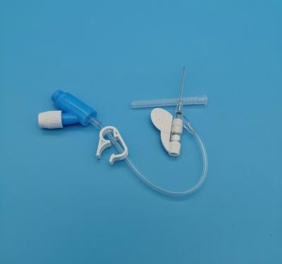 tipo pressão positiva de 22G Y da infusão rotineira azul descartável da cânula do Iv para adultos
