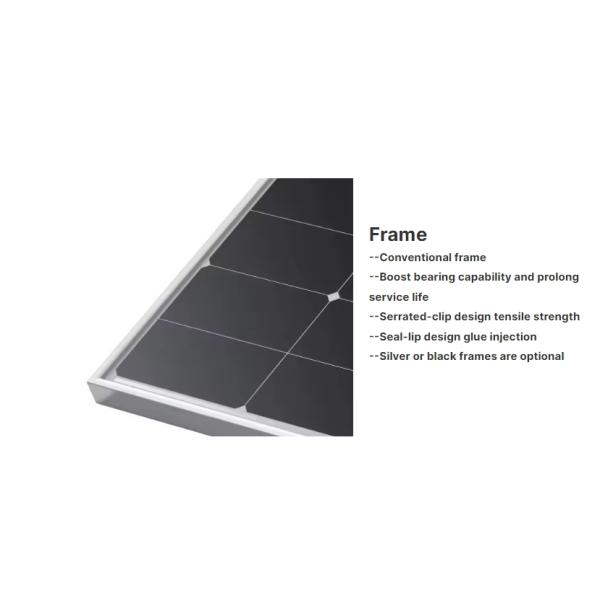 Longi Solar Module 445W 450W 455W Black Frame Mono Solar Cell for Panel Efficiency