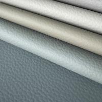 Material de cuero ecológico de PVC con patrón de litchi duradero para asientos comerciales