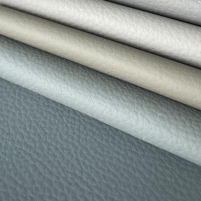 Litchi Patterned PVC Eco Leather Material Durable For Commercial Seating