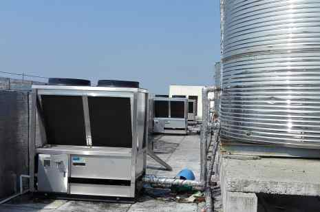 Подогреватель 100KW спа теплового насоса инвертора Dc температуры постоянного конденсатора