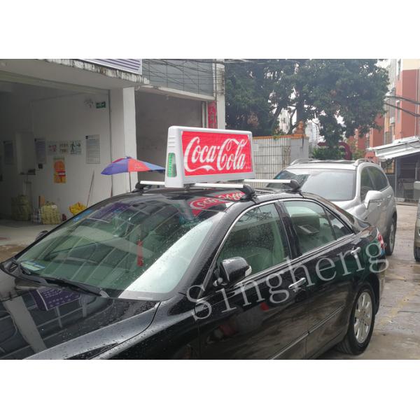 Premium P2.5 Taxi Top LED Display 1090*435*167 mm WIFI 4G GPS Easy Installation