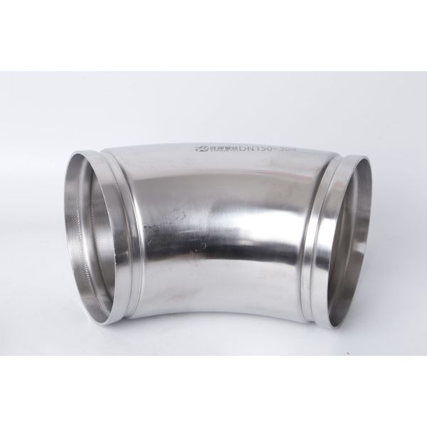 Round Stainless Steel Grooved Fittings Welded Grooved End Fittings