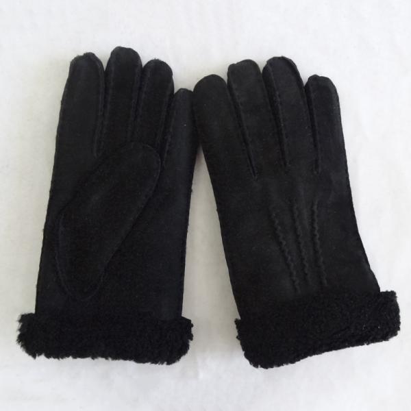 Sheepskin Merino Lamb Fur Lined Leather Shearling Gloves