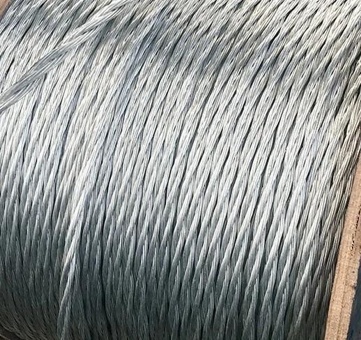 Stainless Steel 1x7/1x19 Hot Dip Galvanized Steel Wire for Transmission Line Fitting