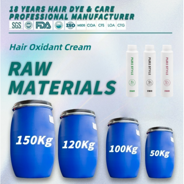 Hair Color Developer Cream 6% 9% 12% Oxidant 100ml Hair Color Oxidant cream OEM Hair Dye Factory Supply