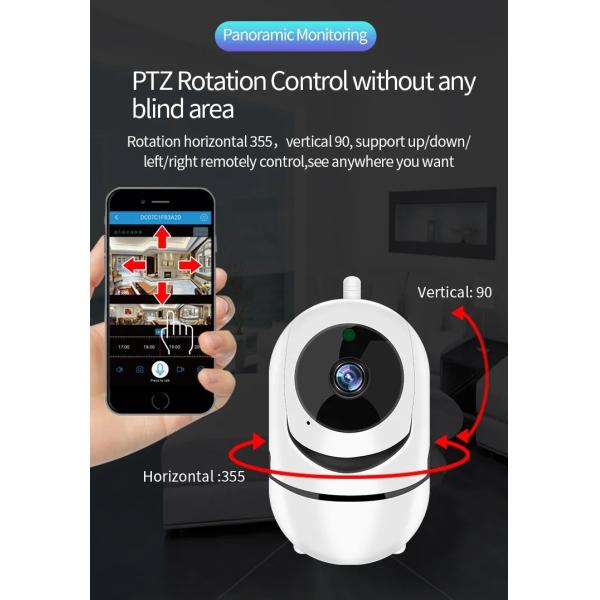 Радиотелеграф системы камеры слежения дома PTZ WiFi CE для контроля любимца