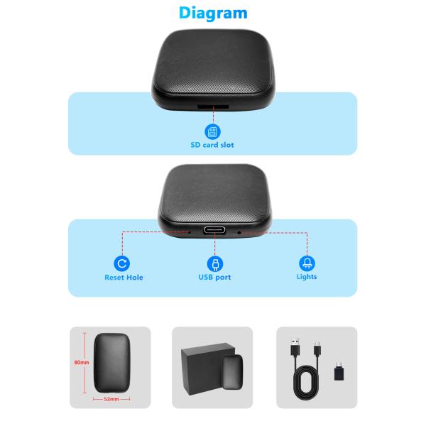 RK3326 4-ядерный процессор Wireless CarPlay AI Box Android 8.1 Авто Wireless Carplay