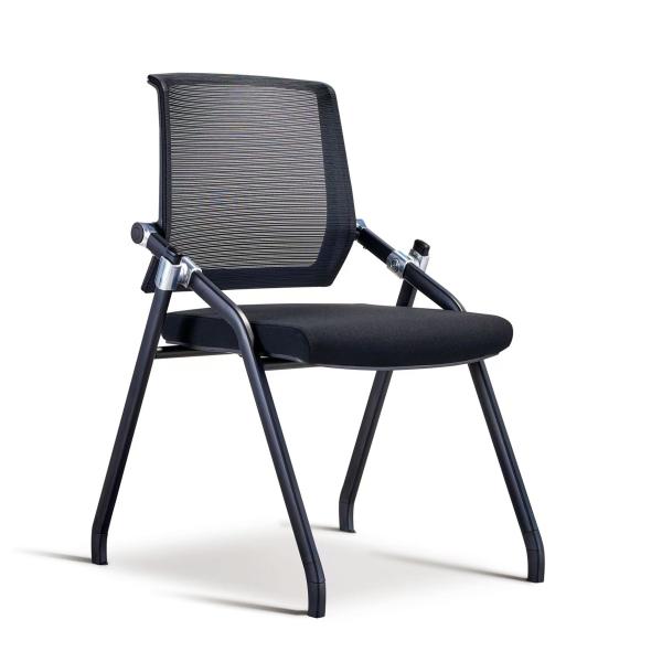 Wholesale Strong Leg Black Plastic Chair Mesh Office Chair Foldable Office Chair