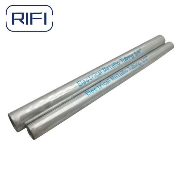 UL Standard EMT Conduit Pipe 1 Inch 3 / 4 Inch Electrical Metal Conduit
