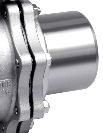 2 шт. Пневматический управляющий шаровой клапан 1 дюйм 2 дюйма задница сварка