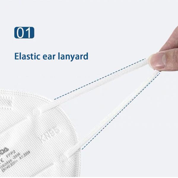 5 Ply Disposable KN95 Medical Mask Breathable Protective Face Mask
