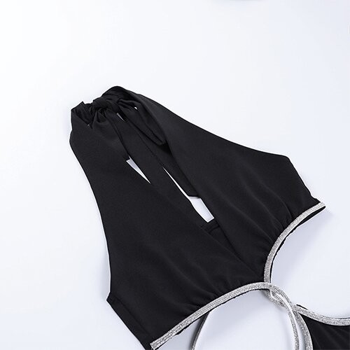 Полиэстера весны юбки OEM платье сумки полости талии задней части красоты v maufactory сексуального нового безрукавное глубокое