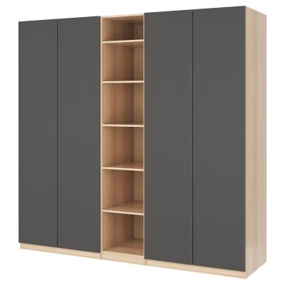 Bedroom Swing Door Wardrobe Modern Modular Melamine Custom Sliding Wardrobe