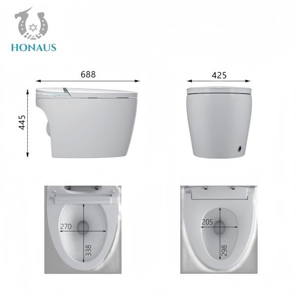 Luxury Smart Intelligent Toilet Premium Ceramic Aroma System Modern Auto Flush