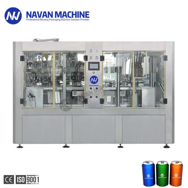 Automatic Soda Water Beer Aluminum Tin Can Filling And Sealing Machine