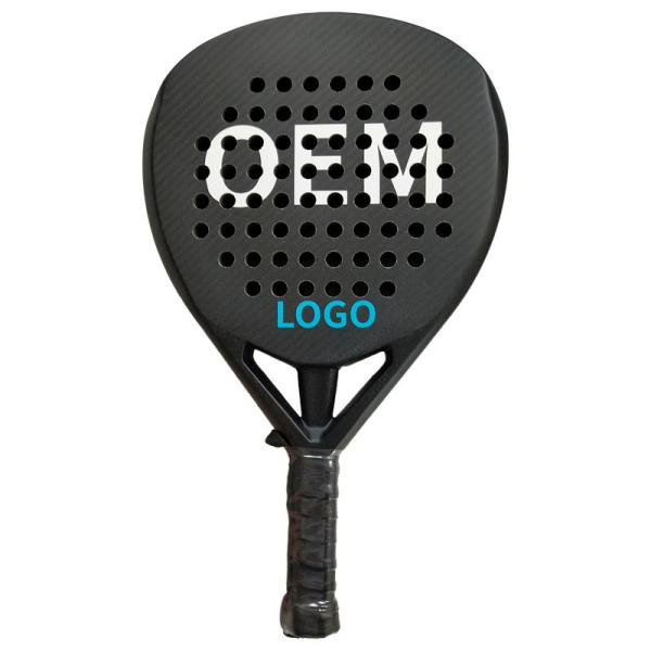 OEM Custom 3K Carbon Fiber Padel Racket with Superior Spin Power and Custom Logo Printing