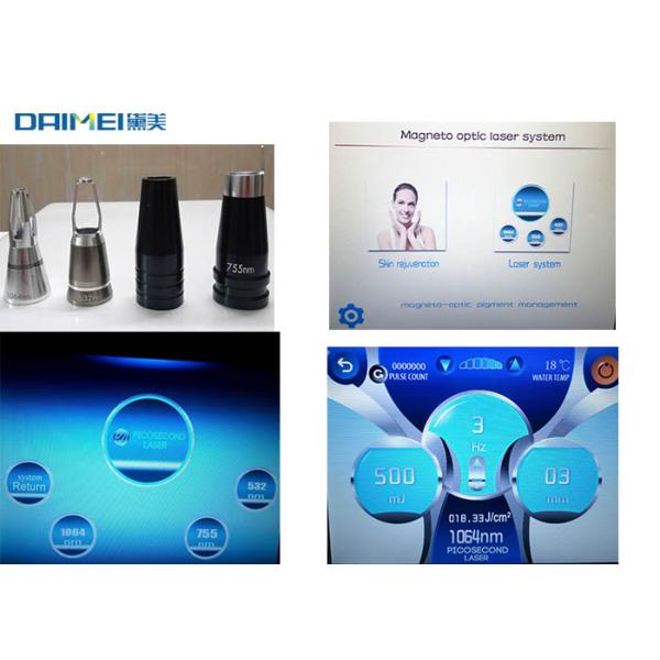 Multifunction 360 Megneto Optic +Pico Laser Machine For Pigment / Tattoo Removal