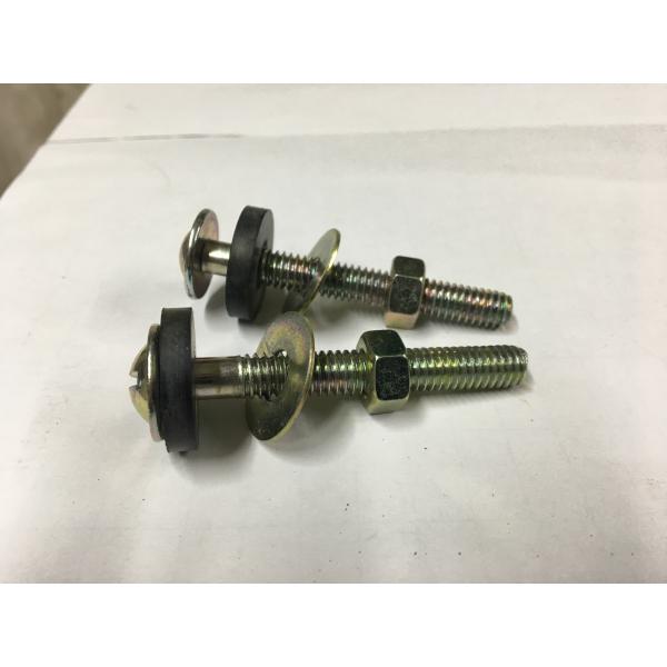 Double Copper Toilet Mounting Hardware , Toilet Tank Mounting Kit Easy Install