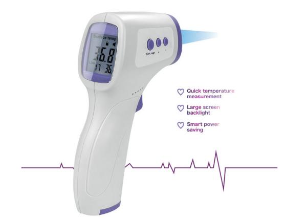 Portable Infrared Forehead Thermometer  3-5cm Measurement Distance