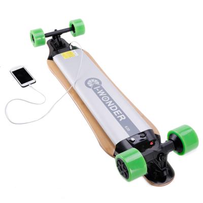 Long Board Electric Penny Board With 237.6Wh Lithium Ion Battery , 28km Max Range